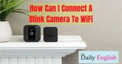 How to connect blink camera to wifi