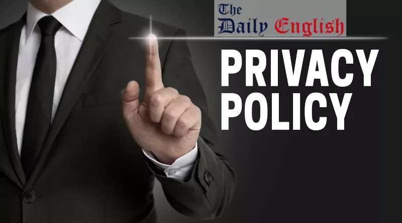 Privacy Policy for The Daily English