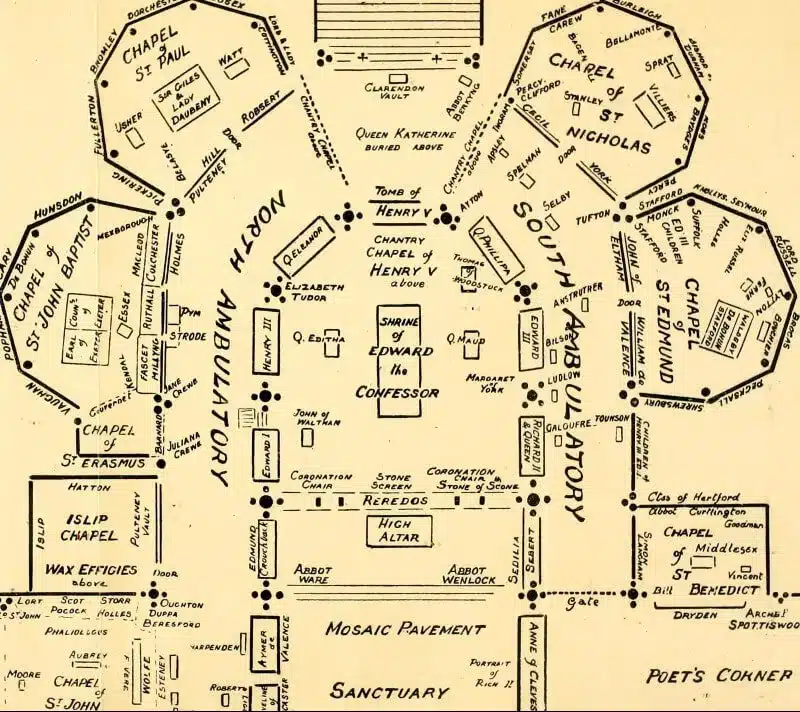 St. George's Burial Map