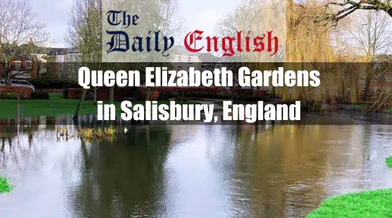 Queen Elizabeth Gardens in Salisbury England 1