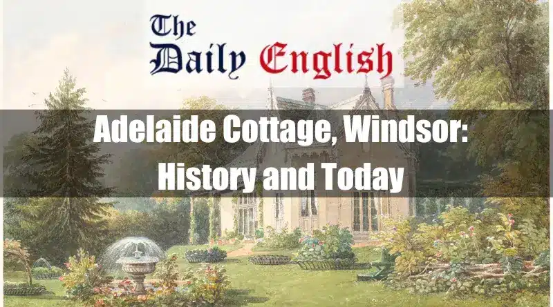 Adelaide Cottage Windsor Historic Image