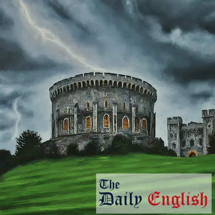 The Round Tower, Windsor Castle Oil Painting 6