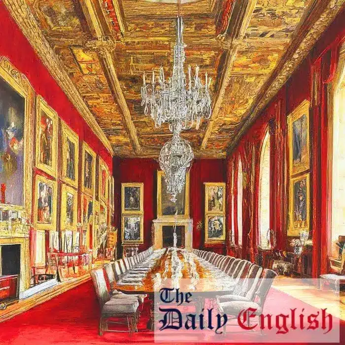 The State Dining Room, Windsor Castle Oil Painting