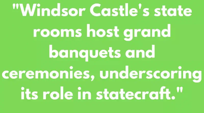 Current Use and Function of Windsor Castle