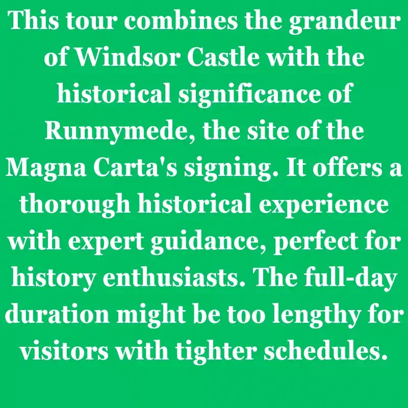 Windsor Castle and Runnymede Tour