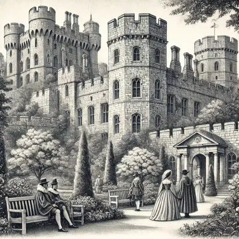 Windsor Castle Pencil Sketch