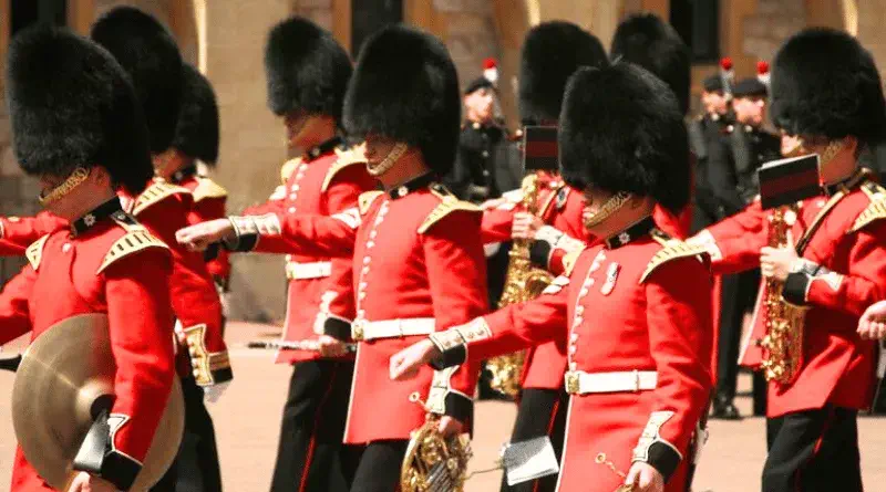 Changing of Guard Ceremony at Windsor Castle