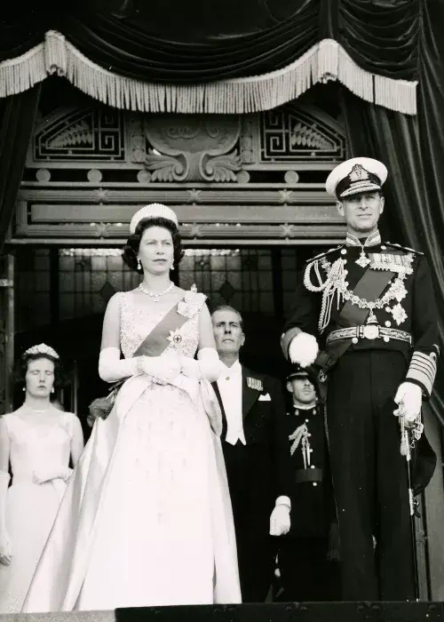 Queen Elizabeth II and Duke of Edinburgh