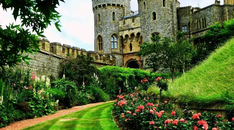 The Beautiful Gardens at  Windsor Castle