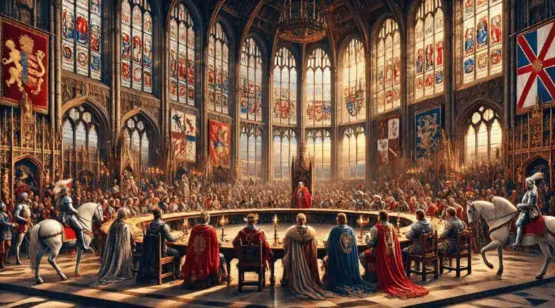 Order of the Round Table at castle