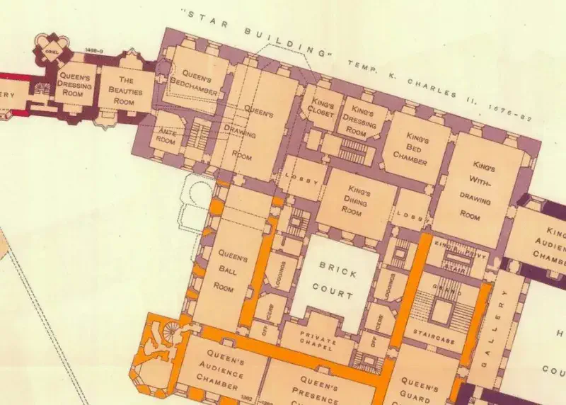 Windsor Castle Interior Map