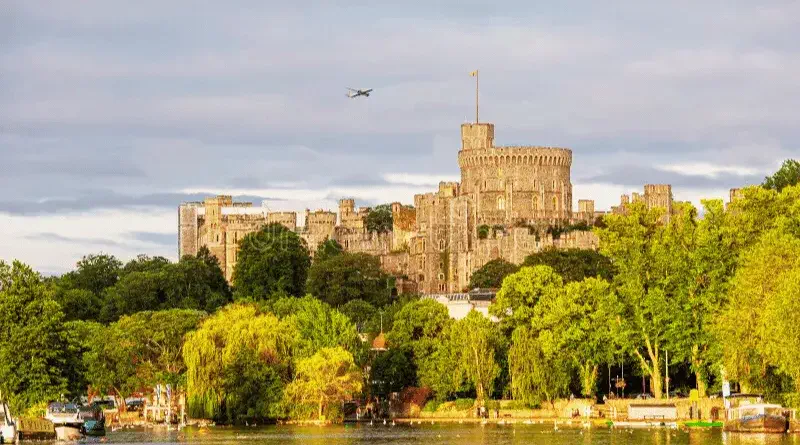 Windsor Castle From River Thames